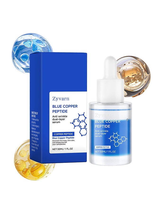 Zyvarn Blue Copper Peptide Facial Essence - Gentle Moisturizing and Hydrating, Refreshing and Non-Greasy, 30ml - Image 1